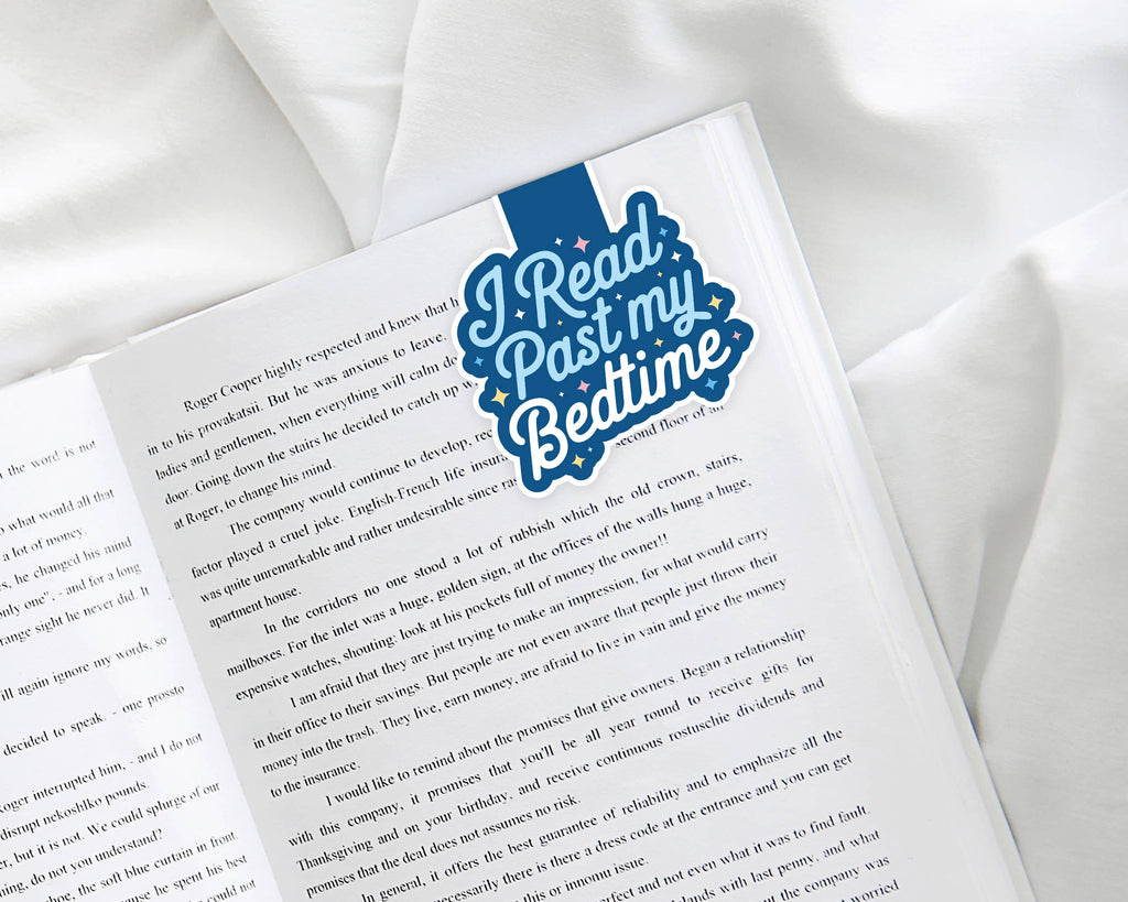 I Read Past My Bedtime Magnetic Bookmark
