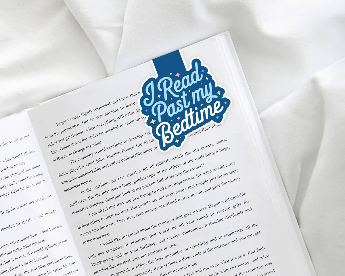 I Read Past My Bedtime Magnetic Bookmark