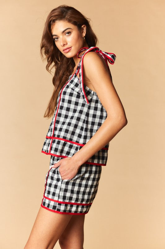 Game Day Gingham Ribbon Set