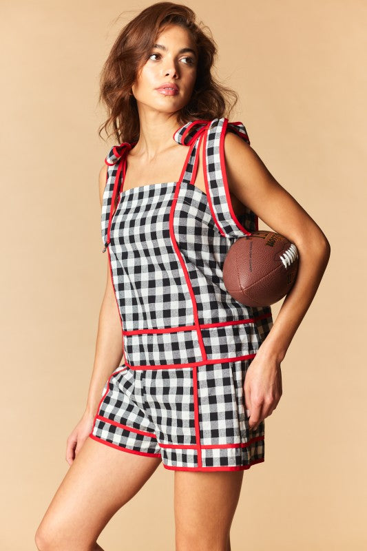 Game Day Gingham Ribbon Set