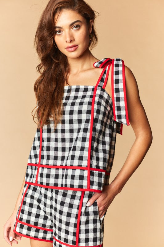 Game Day Gingham Ribbon Set