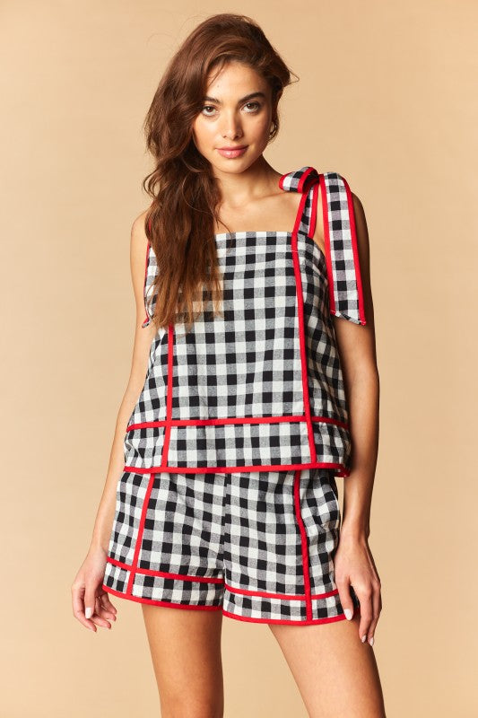 Game Day Gingham Ribbon Set