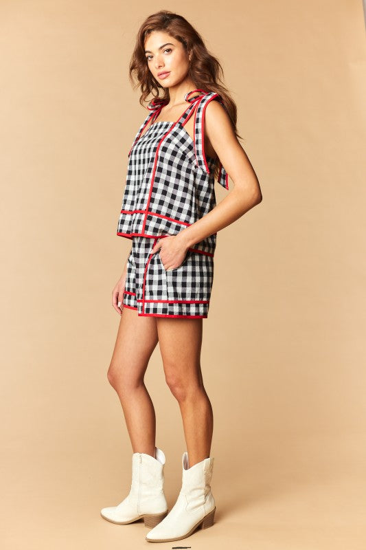 Game Day Gingham Ribbon Set