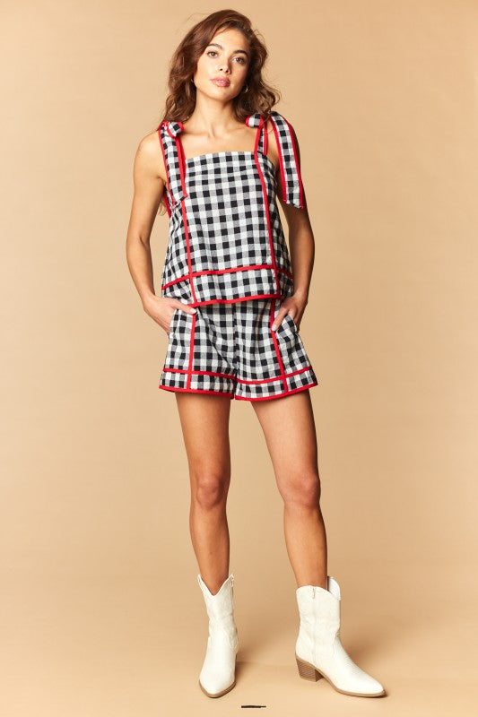 Game Day Gingham Ribbon Set