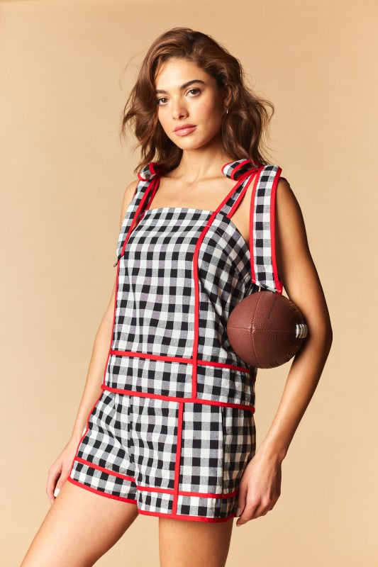 Game Day Gingham Ribbon Set