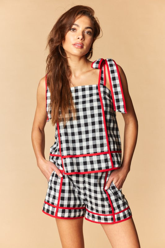 Game Day Gingham Ribbon Set