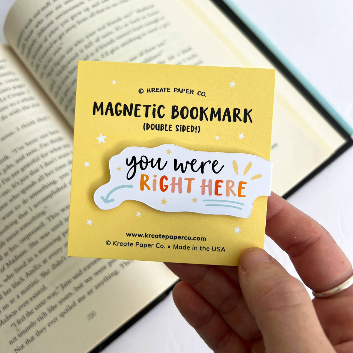 Magnetic Bookmark You Were Here