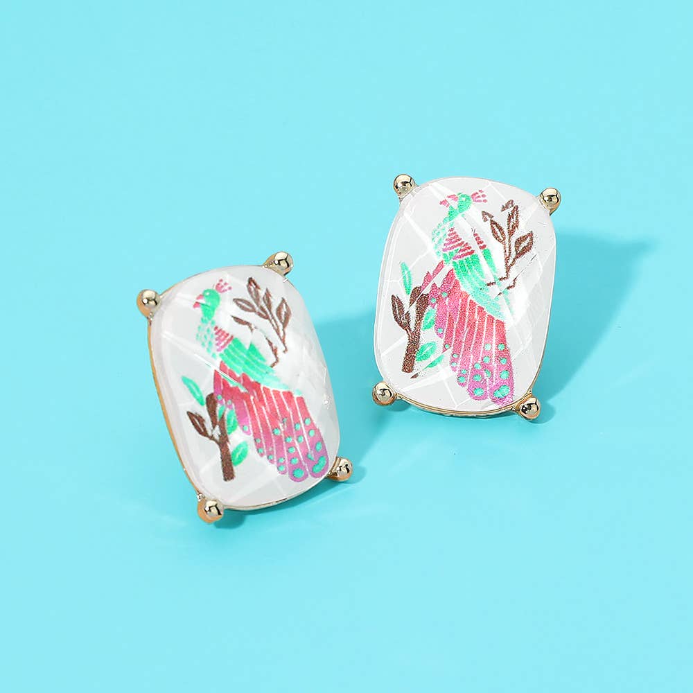Bird Bam Mahjong Earrings!