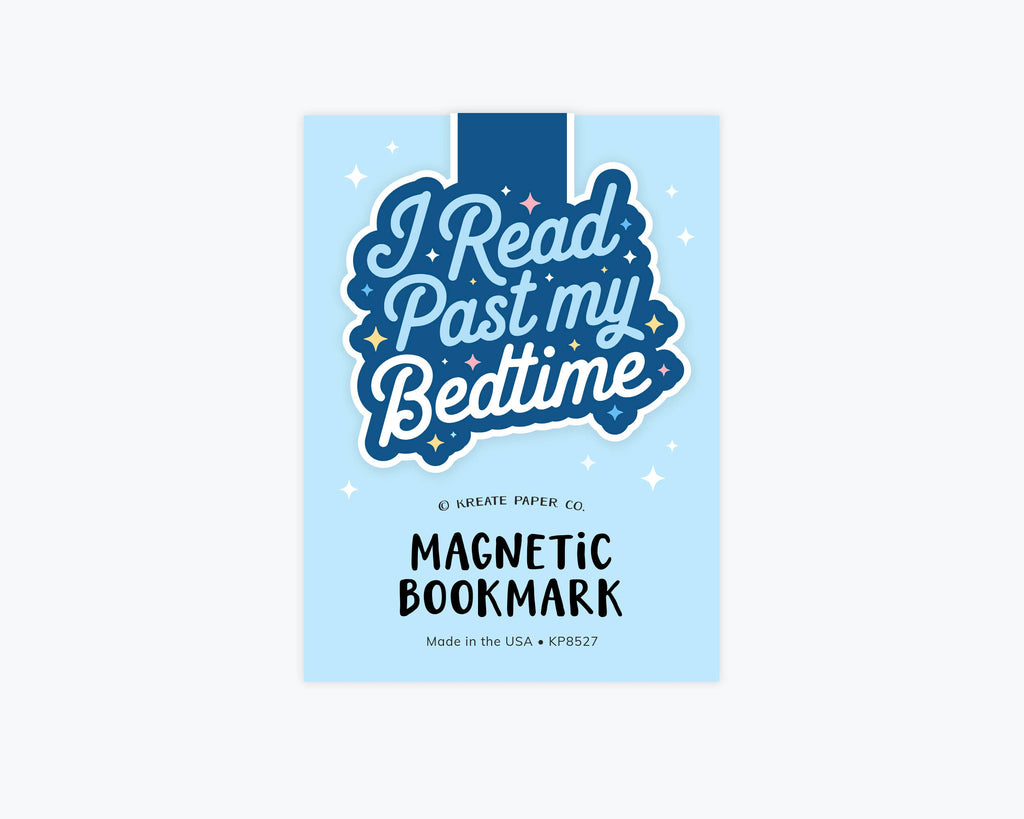 I Read Past My Bedtime Magnetic Bookmark