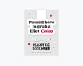 Diet Coke Magnetic Bookmark